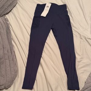 ALO Yoga Navy Leggings